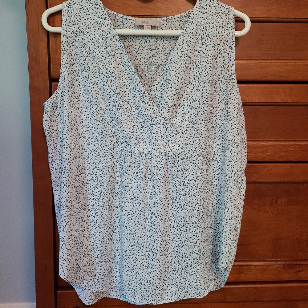 LOFT sleeveless blouse
